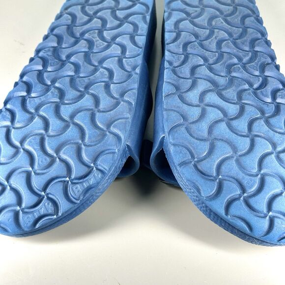 Women's Birkenstock Blue Madrid Eva Slip On Sandals Slides US Size 8-8.5 EU 39 - Picture 13 of 15